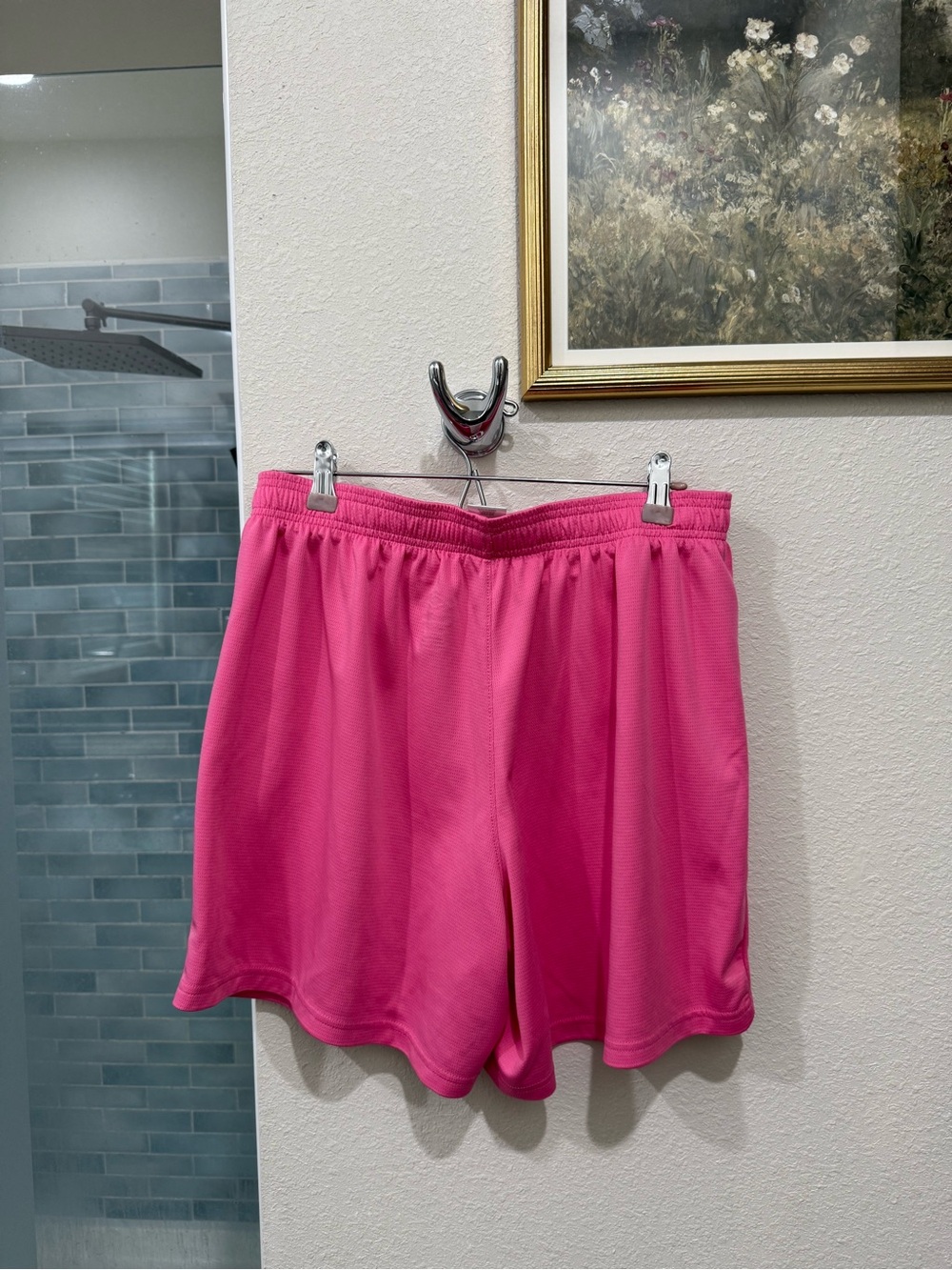 Umbro Women's Pink Athletic Shorts - 6in Inseam - Picture 2 of 4
